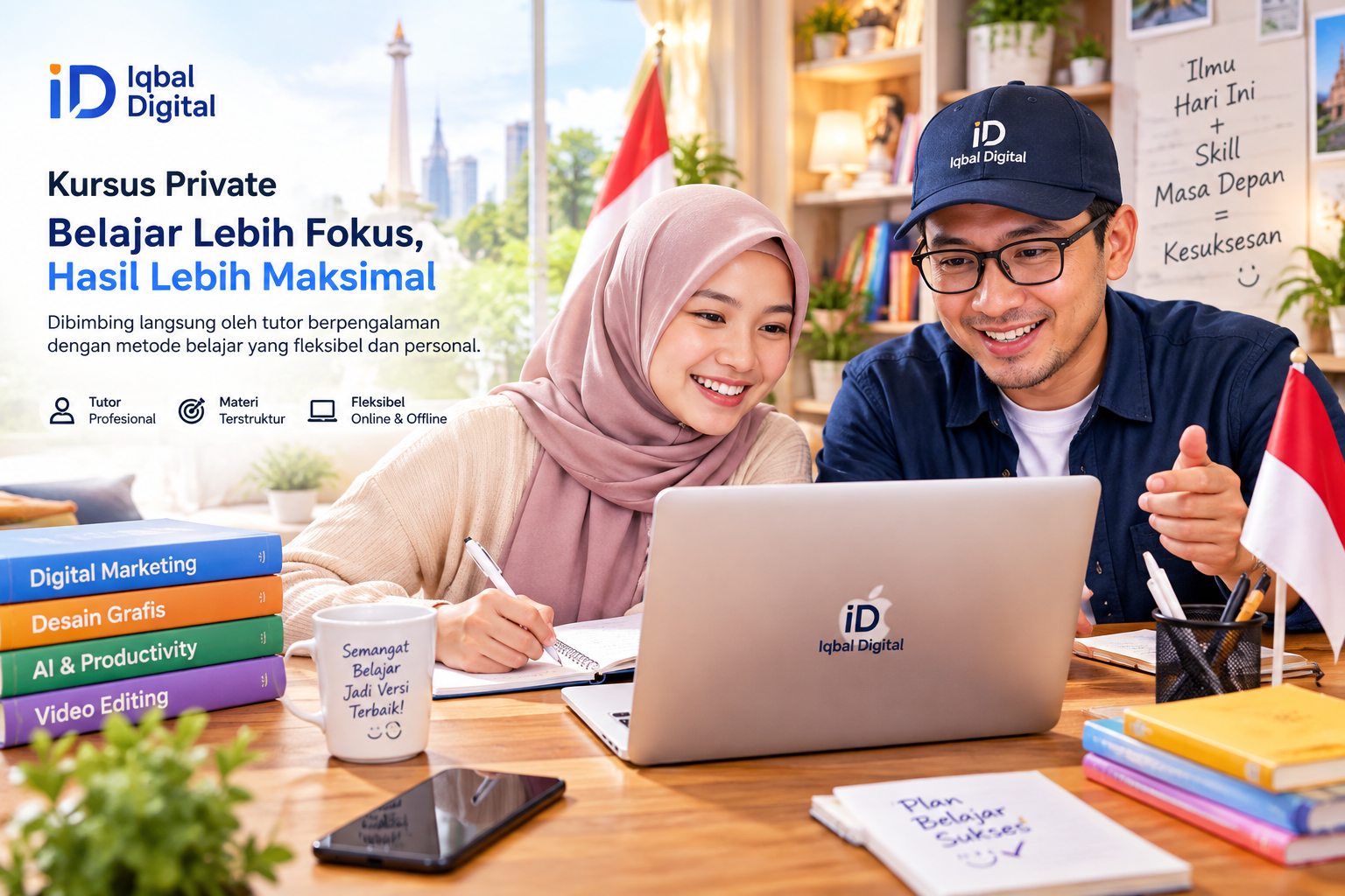 Iqbal Digital private 1-on-1 tutor for digital skills, ChatGPT, AI, and Microsoft Office training